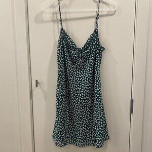 NWOT Princess Polly Green Floral Mini Dress